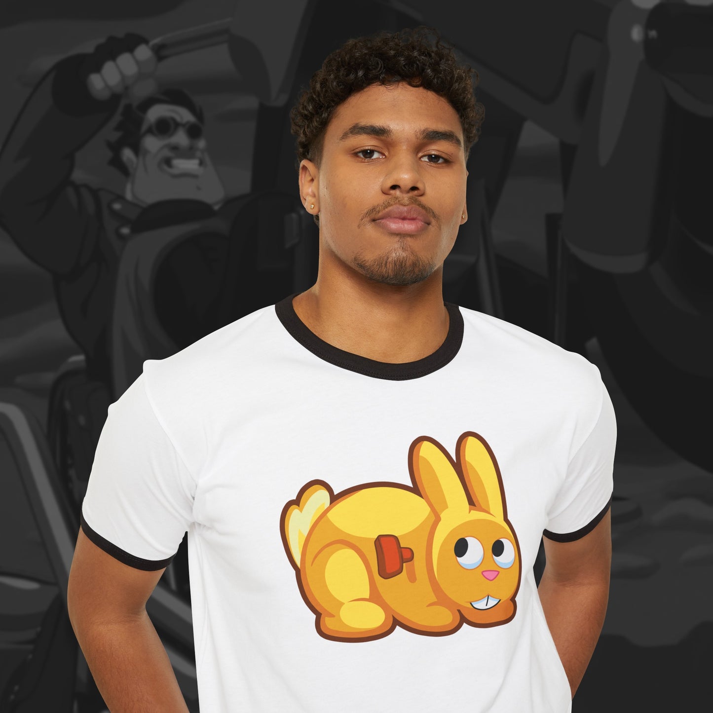 Corley Bunny ringer t-shirt