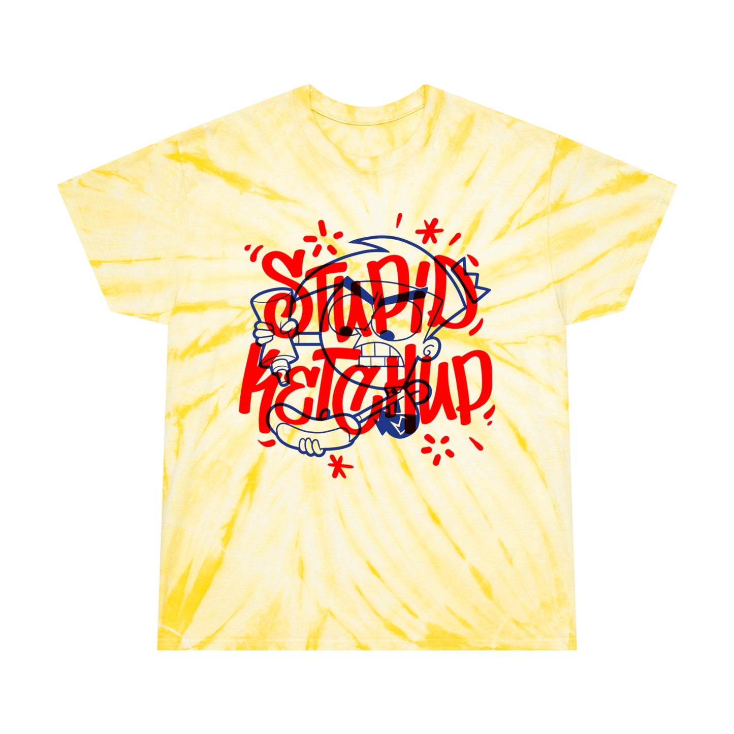 Stupid Ketchup tie-dye t-shirt