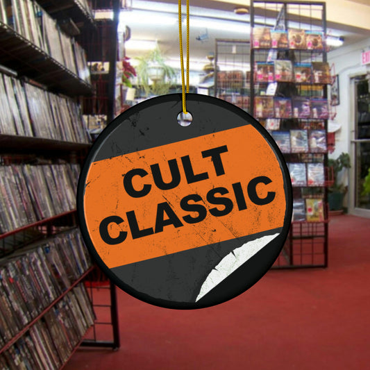 CULT CLASSIC Video Store Rental Genre ceramic ornament