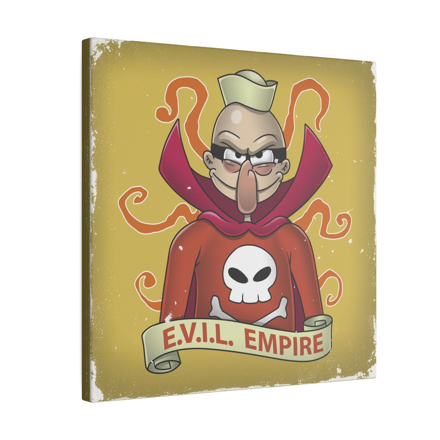 E.V.I.L. Empire 12" X 12" canvas print