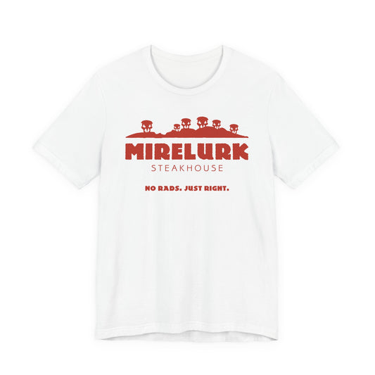 Wasteland Dining Mirelurk Steakhouse t-shirt