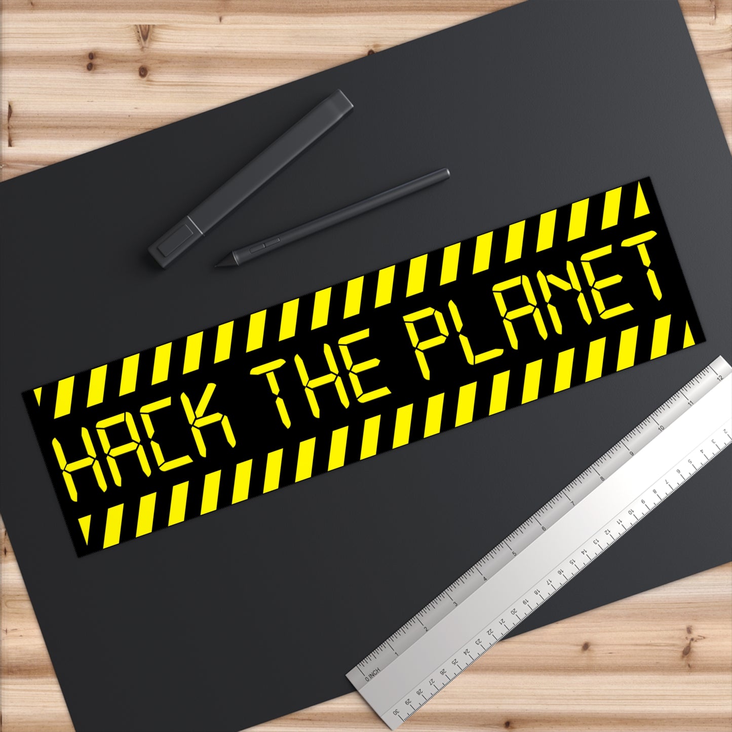 Hack the Planet bumper sticker