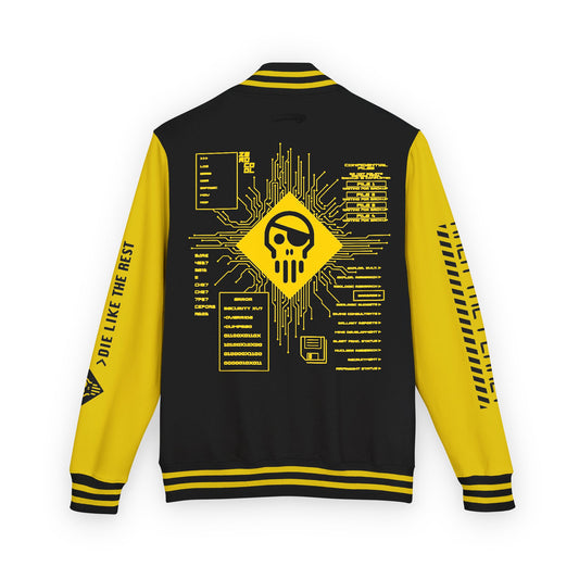 Hack the Planet jersey letterman jacket