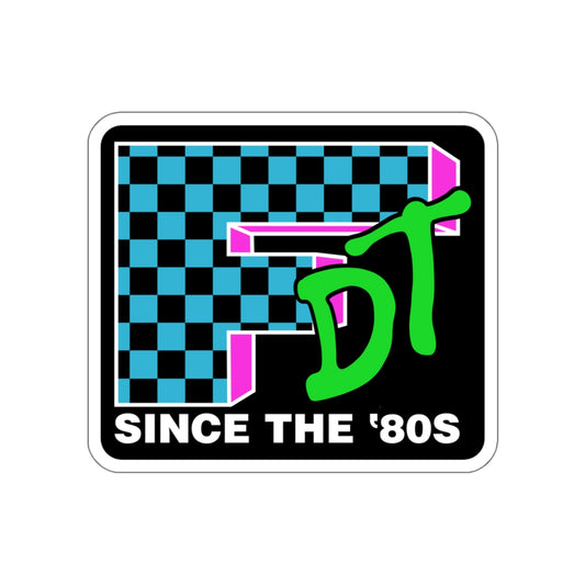 I Want My FDT Checker vinyl sticker