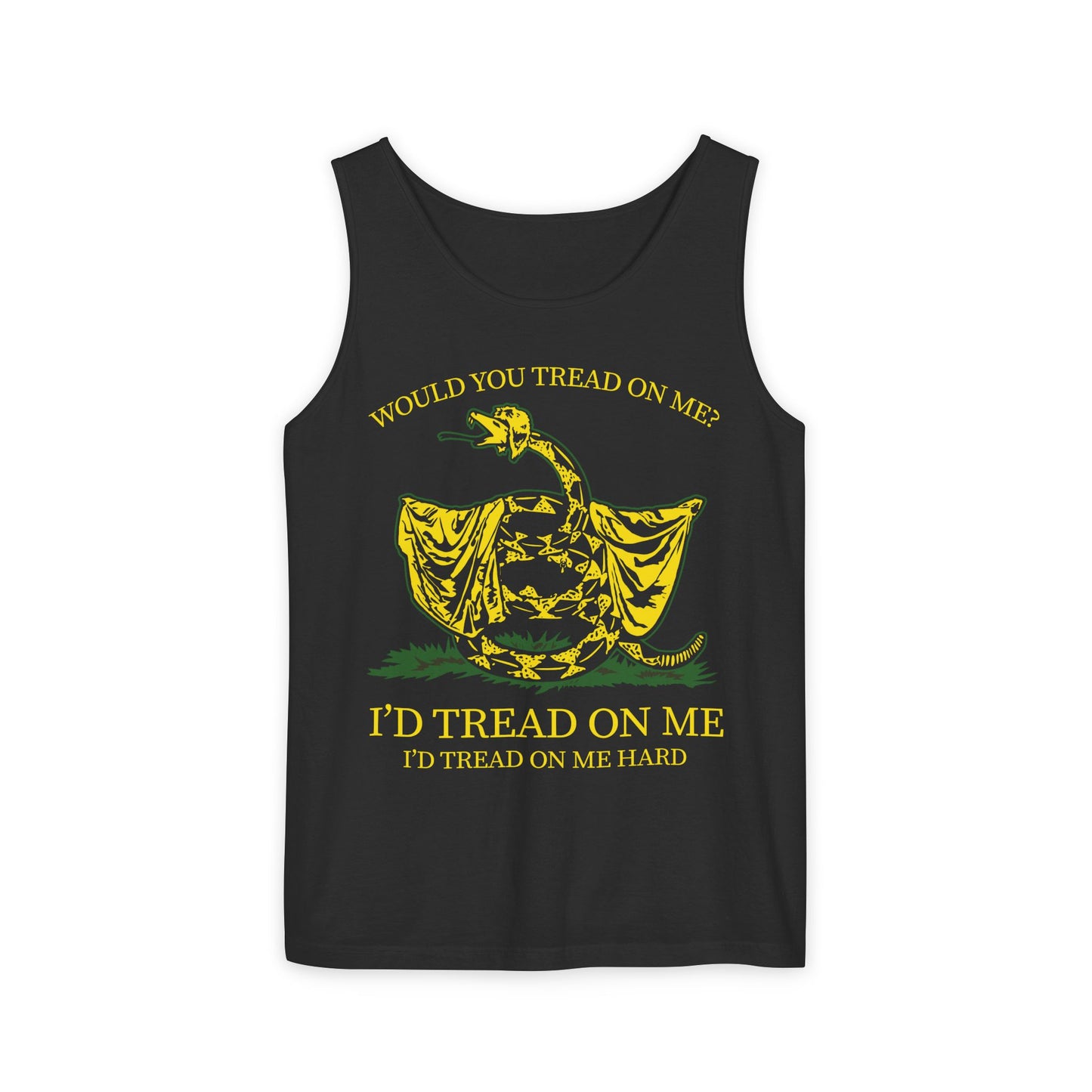 Would You Tread On Me? tank top