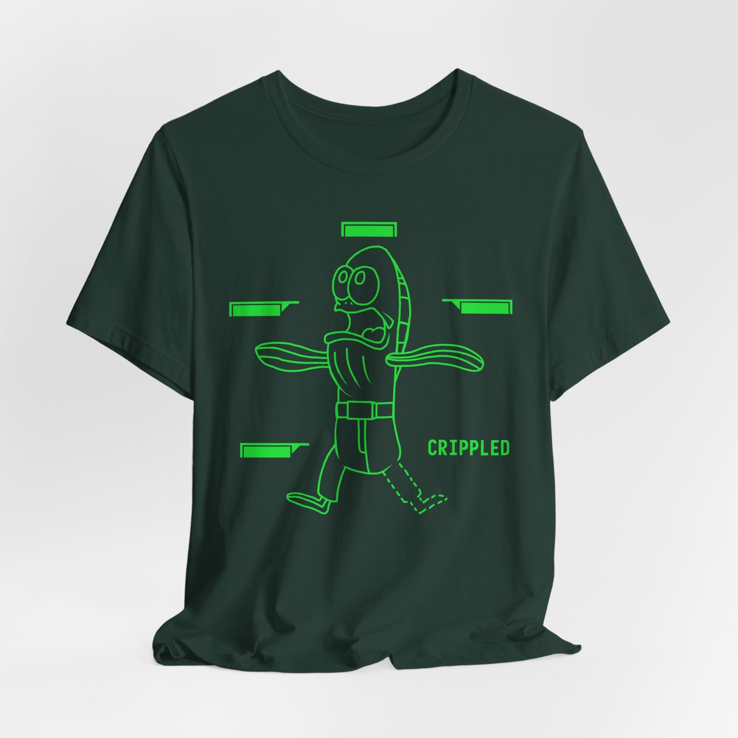 My (crippled) leg! t-shirt