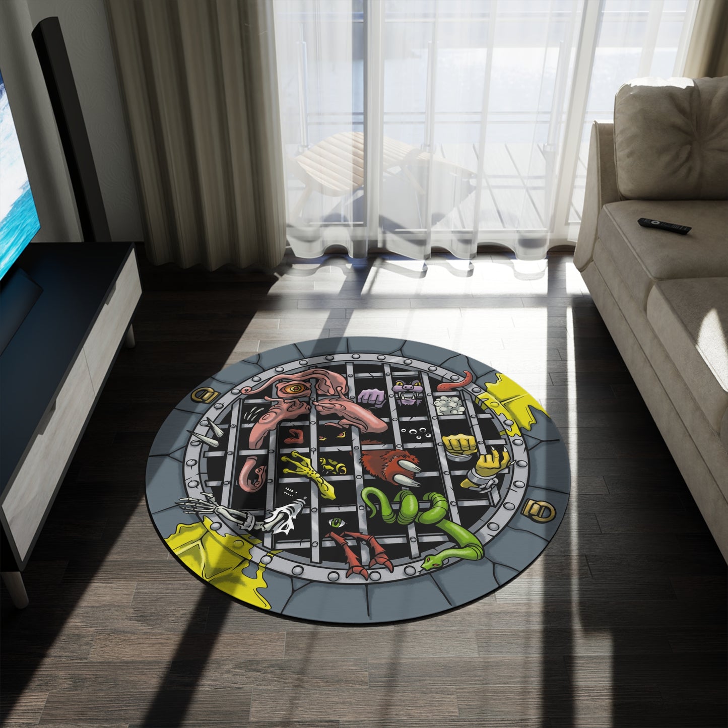 Masters of the Dungeon round rug