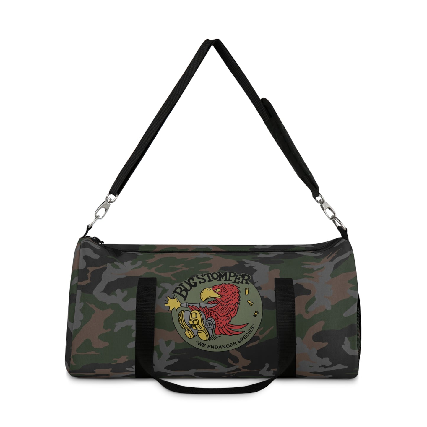 Bug Stomper duffel bag