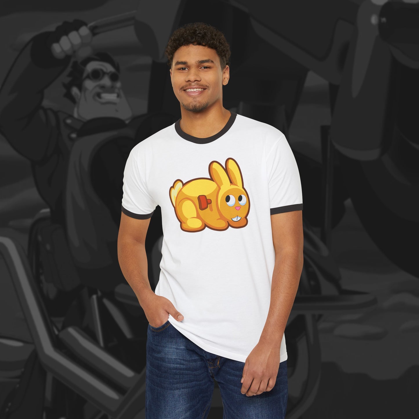 Corley Bunny ringer t-shirt