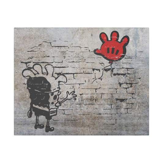 Sponge with Balloon 20" x 16" canvas print