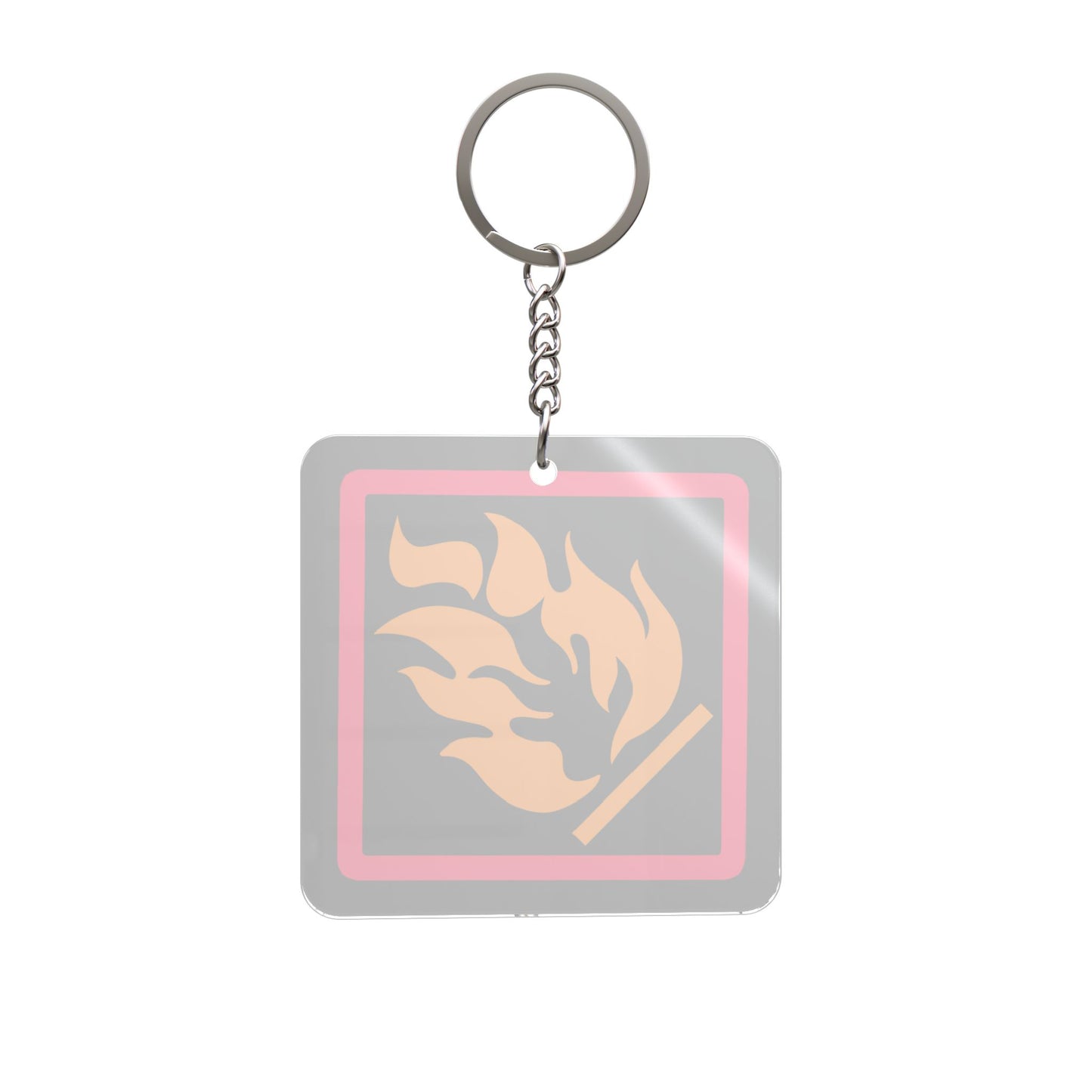 Acid Burn acrylic keychain