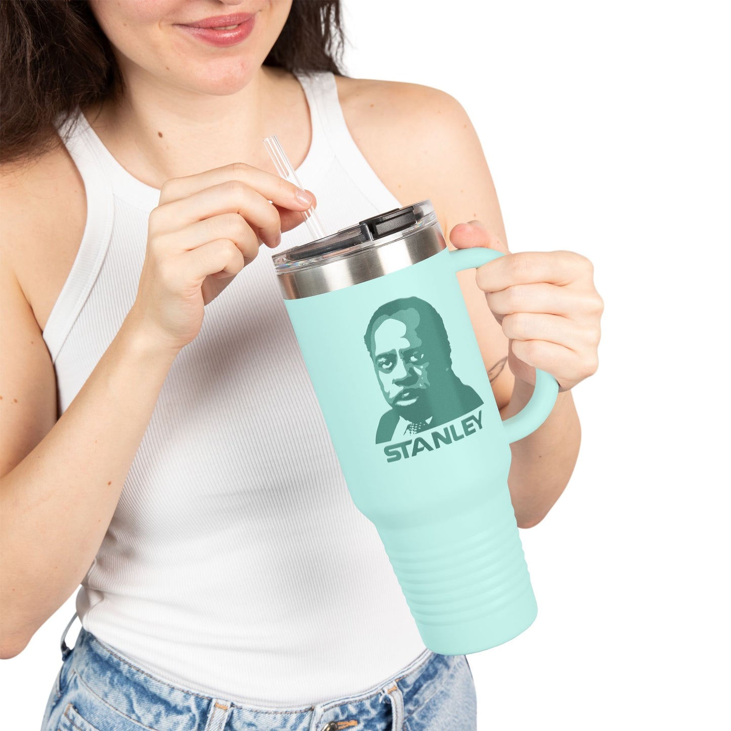 Stanley 40 oz insulated travel mug cup