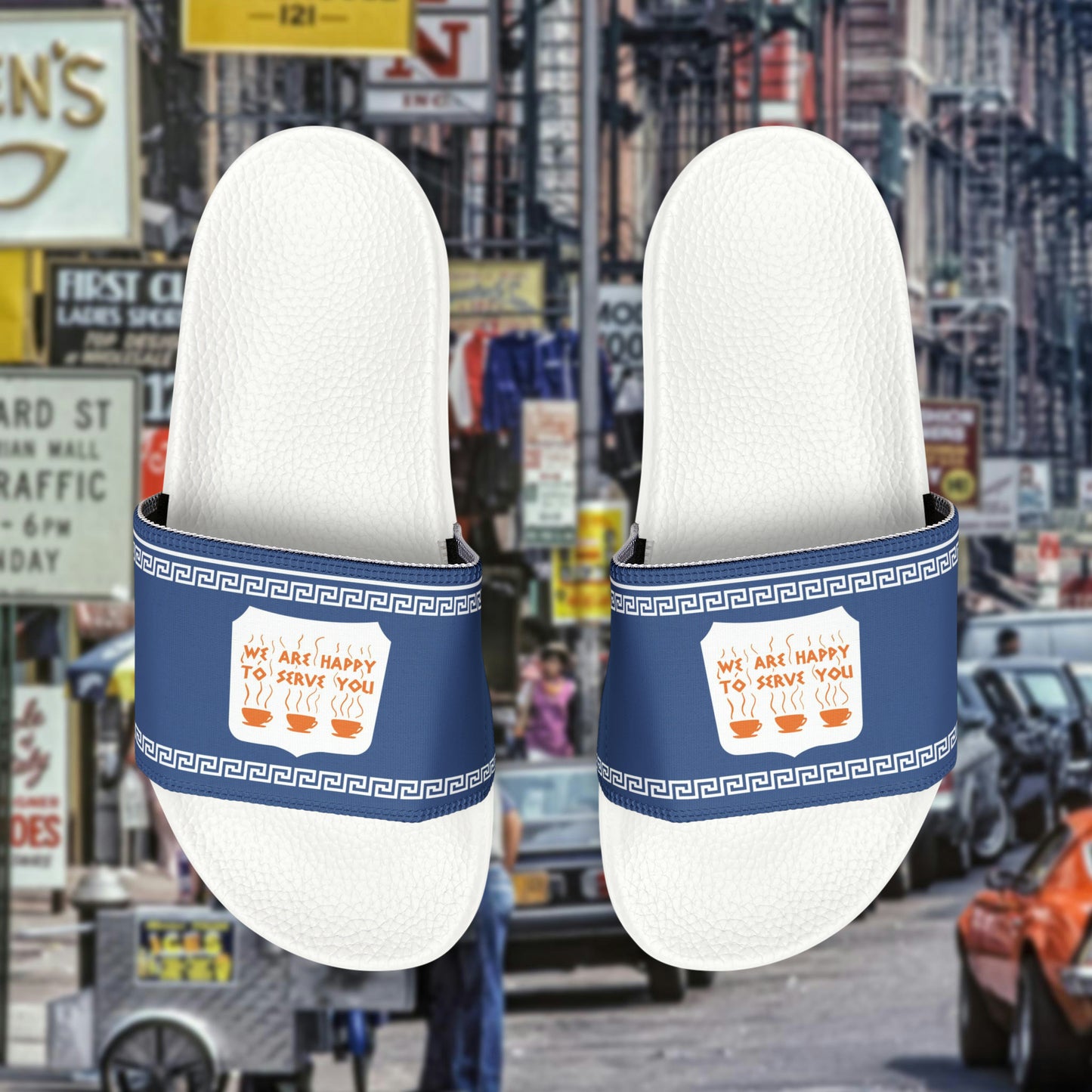 NYC Cup men's PU slide sandals