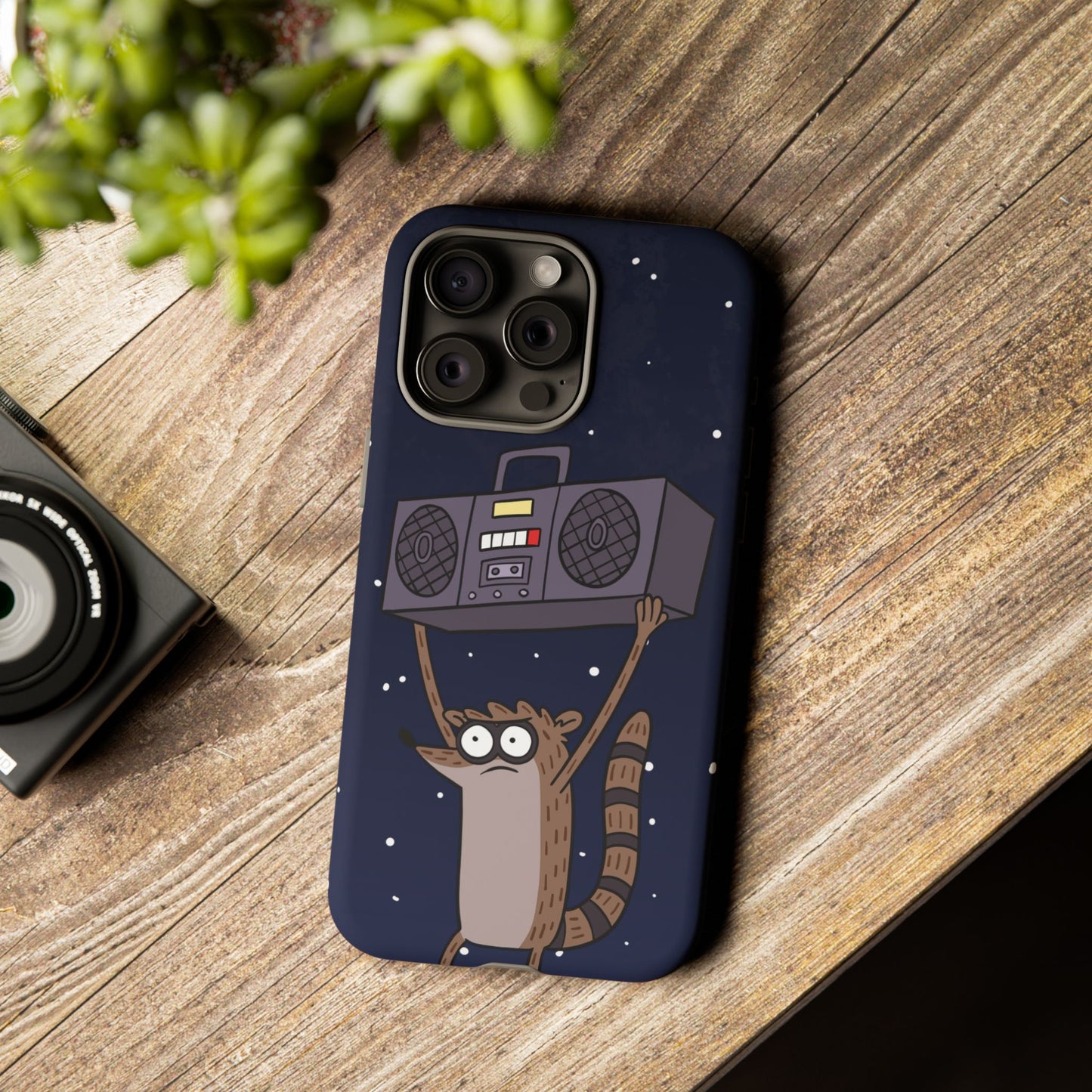 Rigby Boombox iphone case
