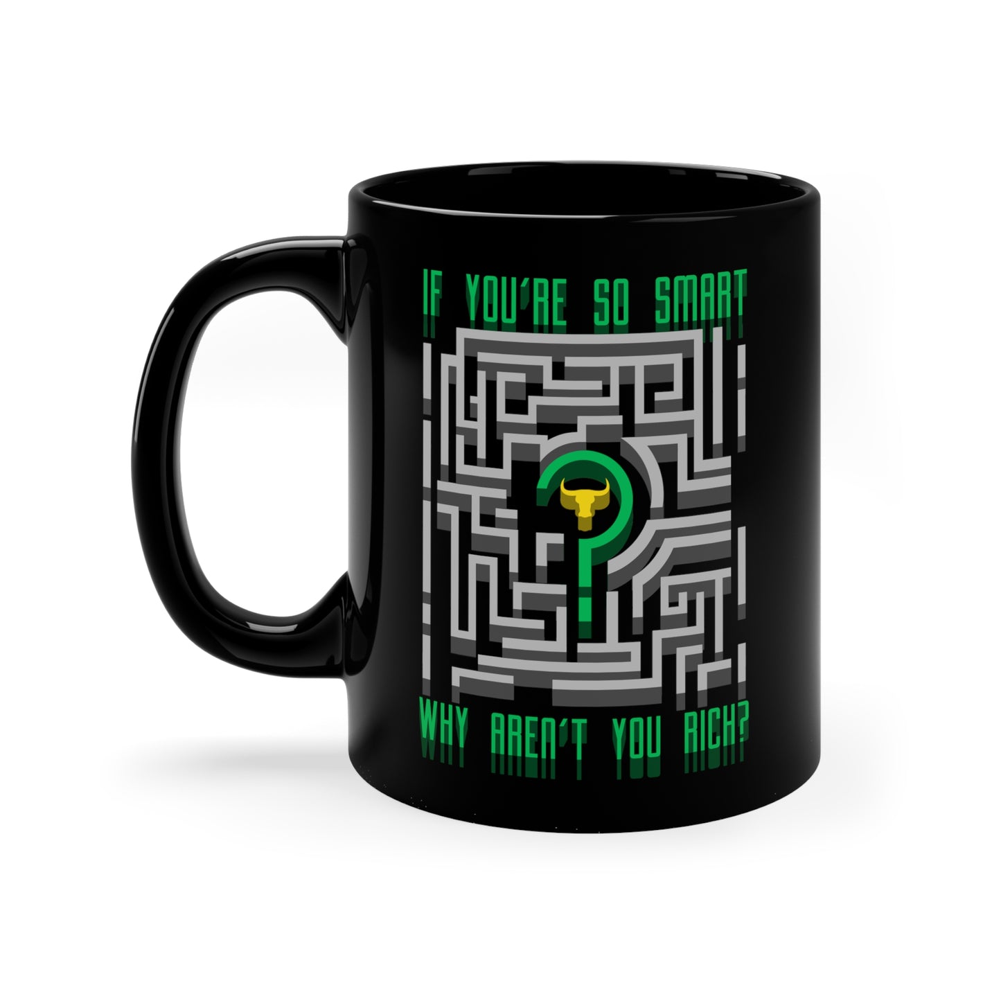 Riddle Me This mug