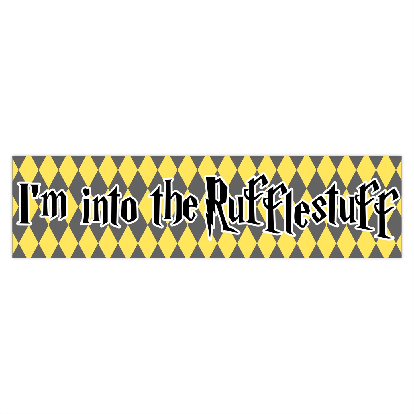 Dirty Potter RuffleStuff bumper sticker
