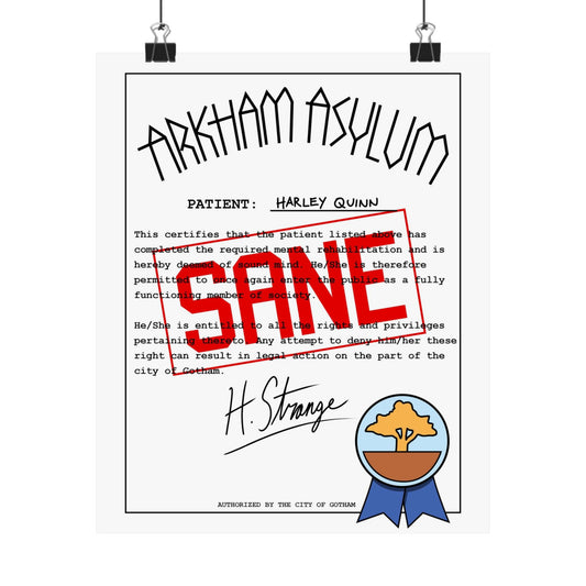 She's Certifiable vertical posters