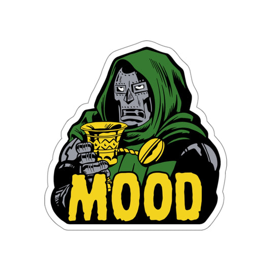 DOOM MOOD vinyl sticker
