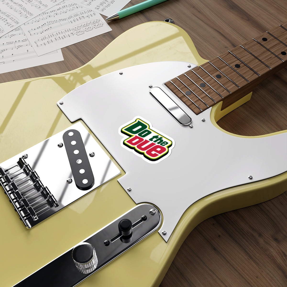 Do the Due vinyl sticker