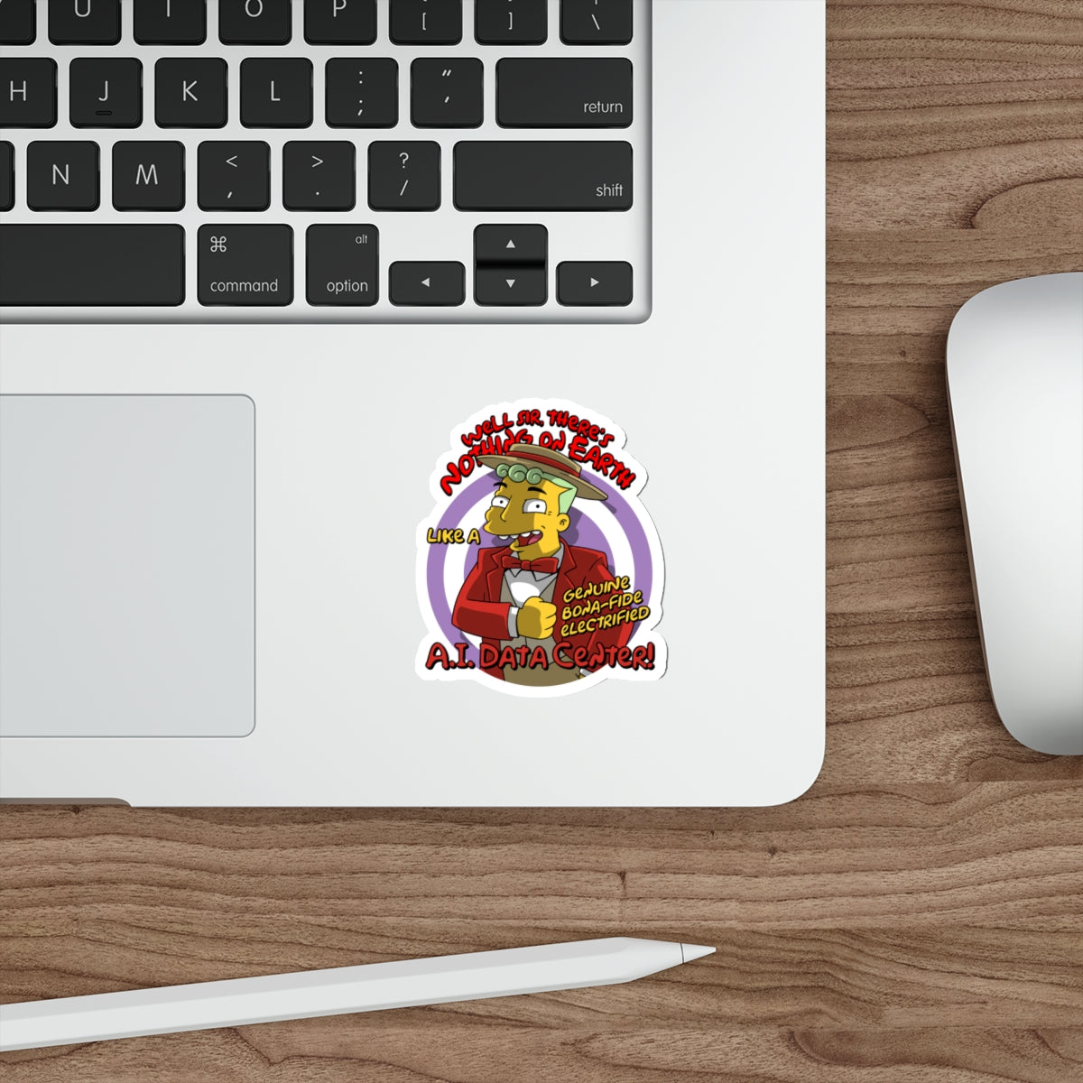 Springfield Data Center vinyl sticker