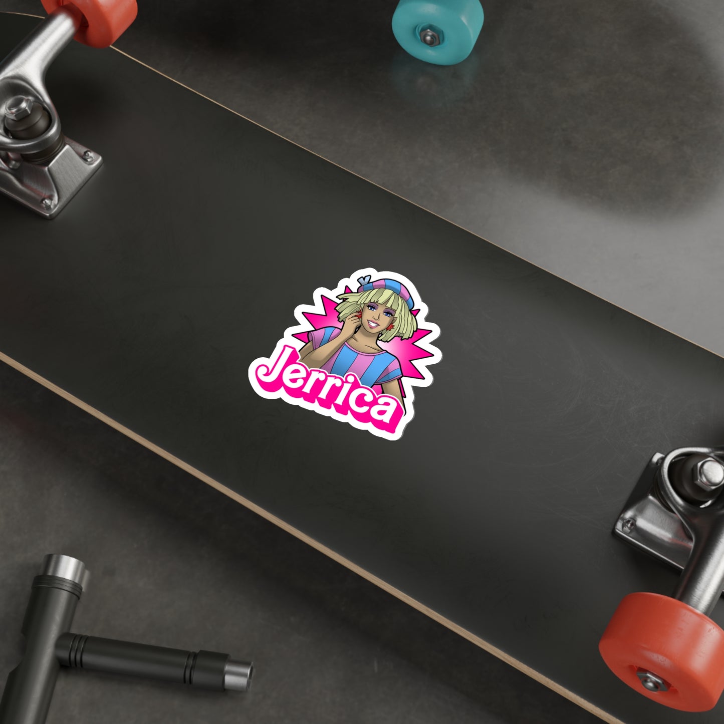 Jerrica Doll vinyl sticker