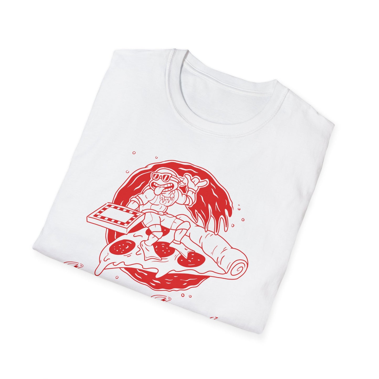 Sewer Surfer Pizza t-shirt