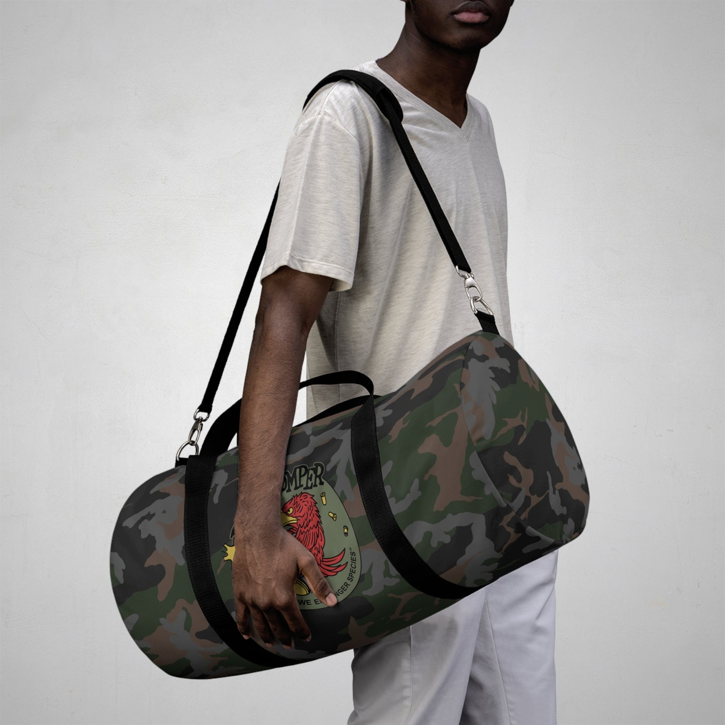 Bug Stomper duffel bag