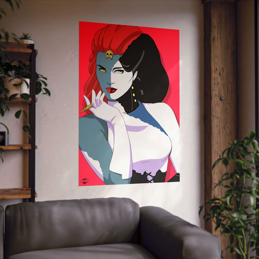 Shape Shiftin' matte poster