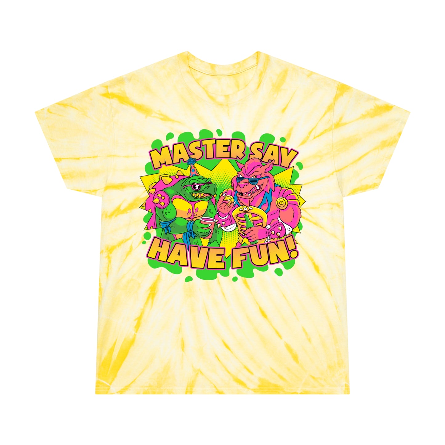 Party Mutants tie-dye t-shirt