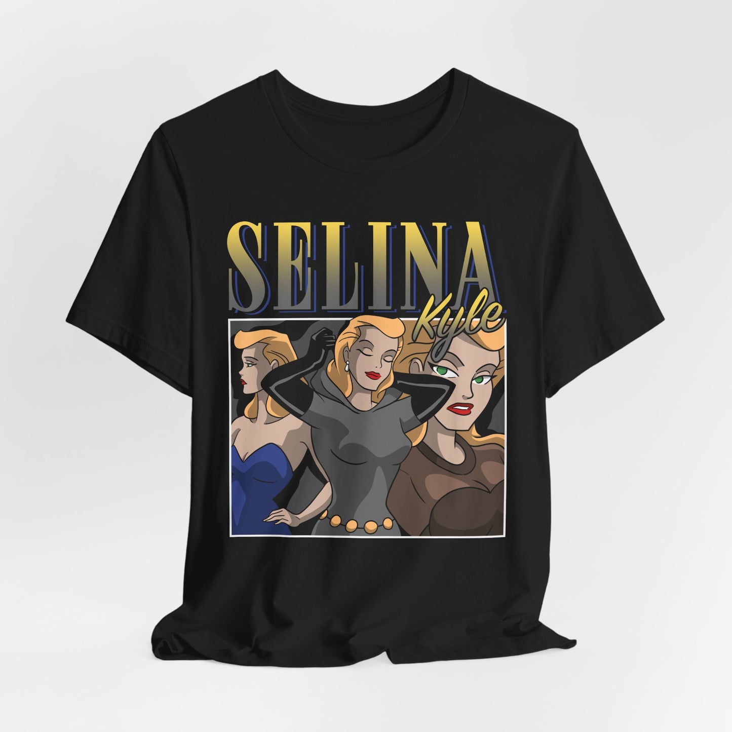 Selina Kyle boot throwback t-shirt