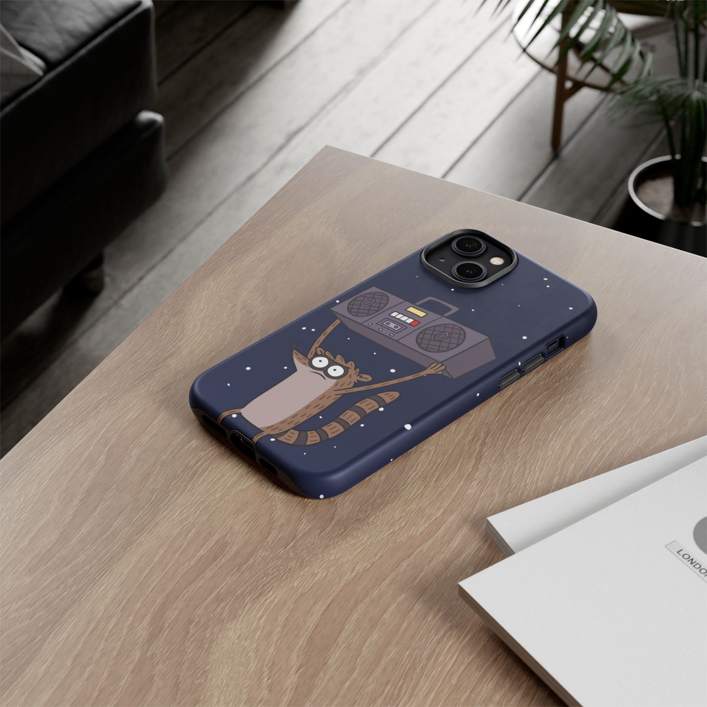 Rigby Boombox iphone case