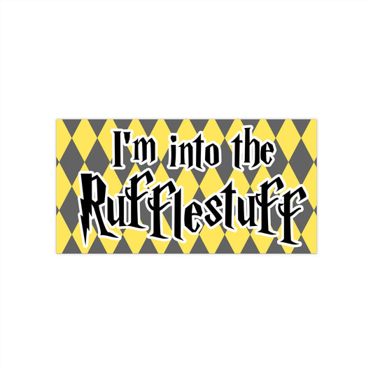 Dirty Potter RuffleStuff bumper sticker
