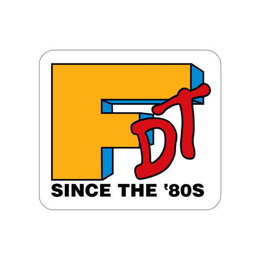 I Want My FDT vinyl sticker