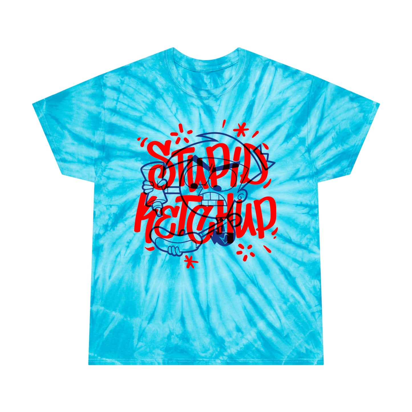 Stupid Ketchup tie-dye t-shirt