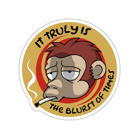 Blurst of Times vinyl sticker