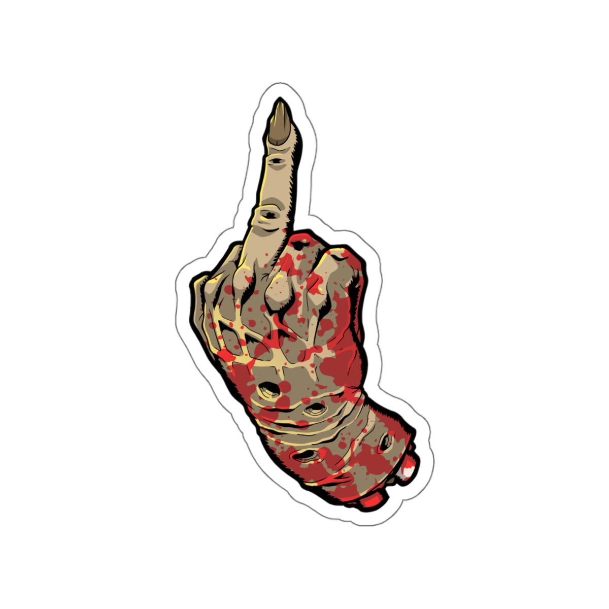 Evil Hand vinyl sticker