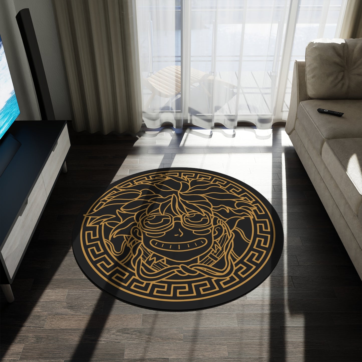 Fashion! Fashion! round rug
