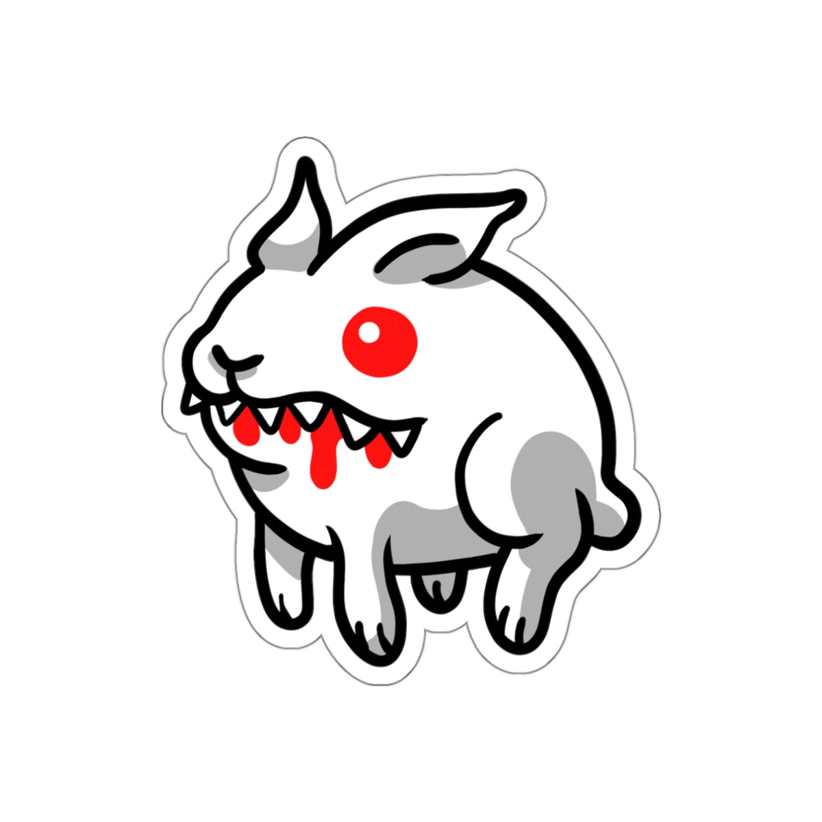 Camelot Crashers Rabbit Pet vinyl sticker