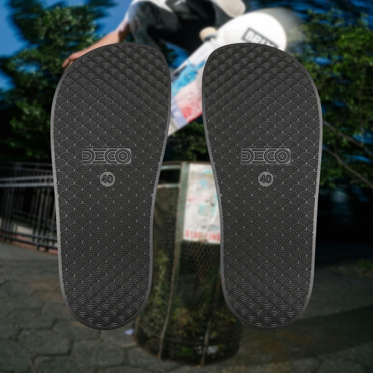 TRASHY men's PU slide sandals