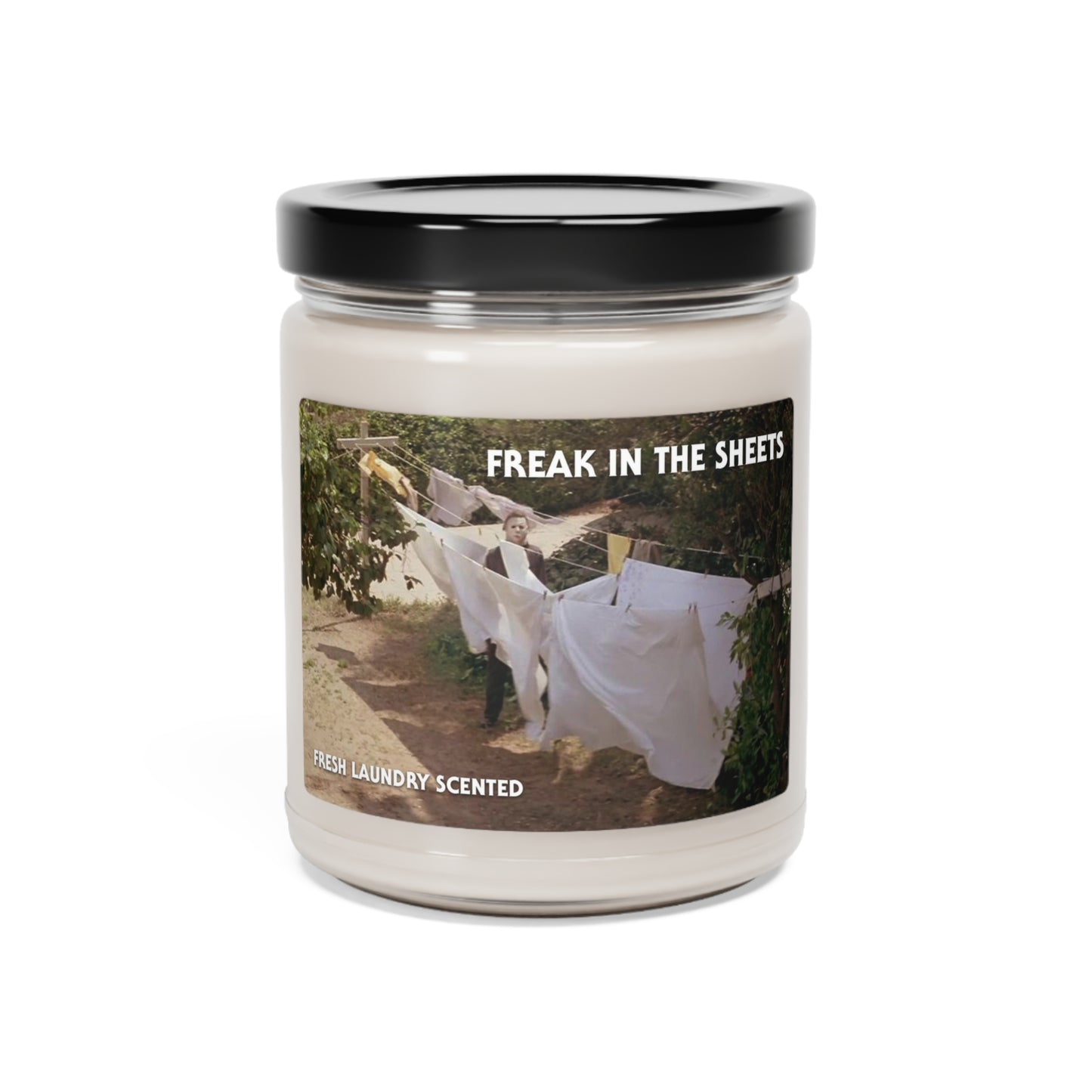 Freak in the Sheets FRESH LAUNDRY scented soy wax candle