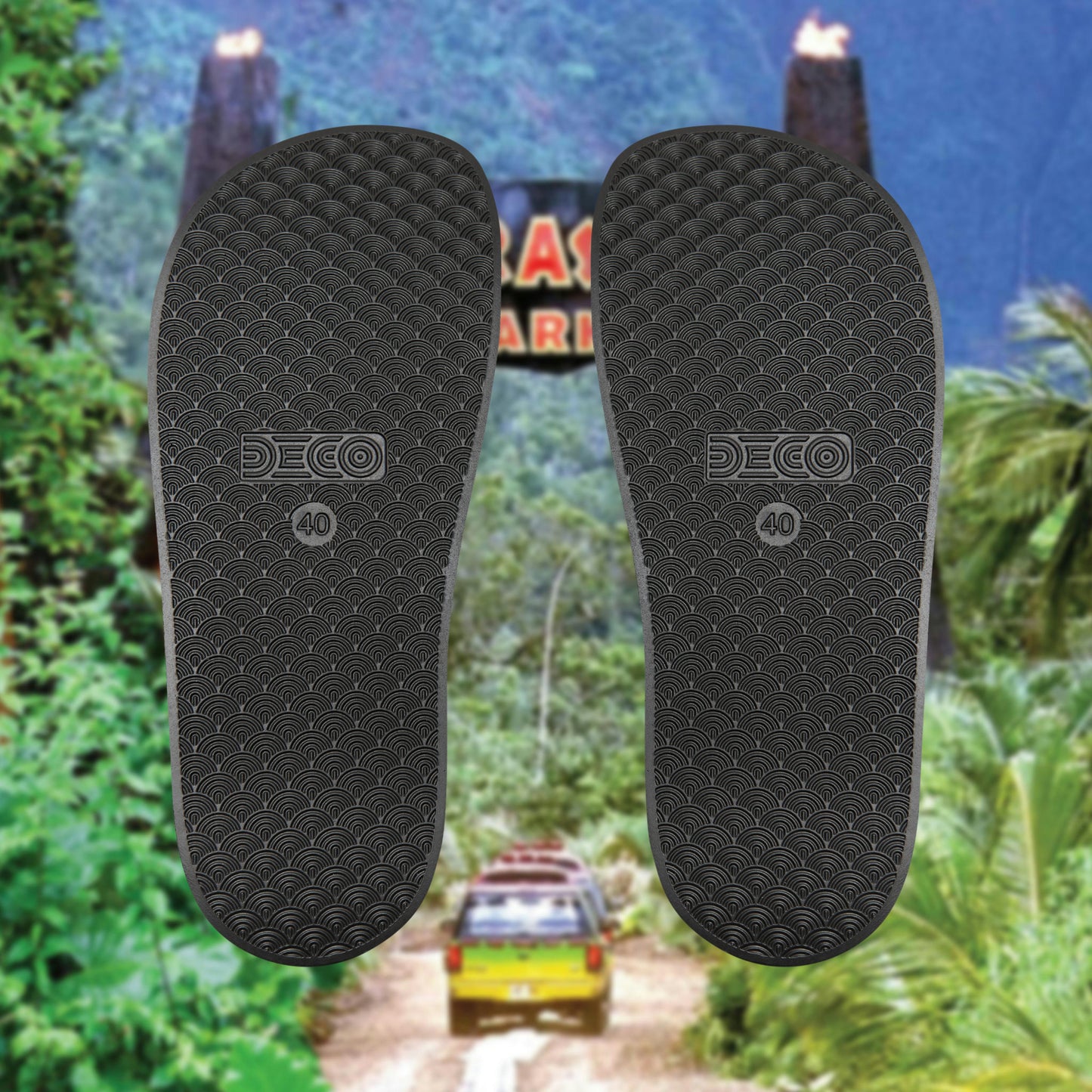 FUUUUUUU- PARK men's PU slide sandals