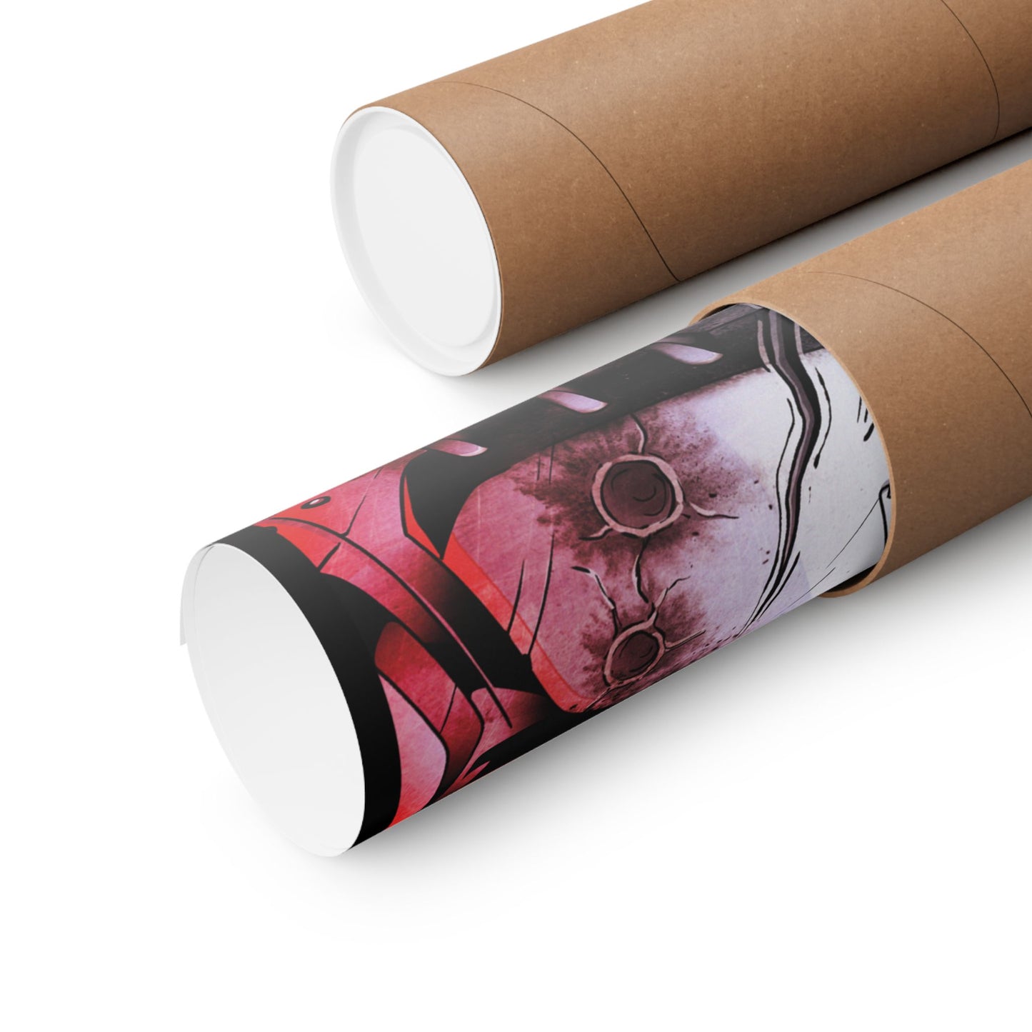 Robo Justice Battle Damage Variant matte poster