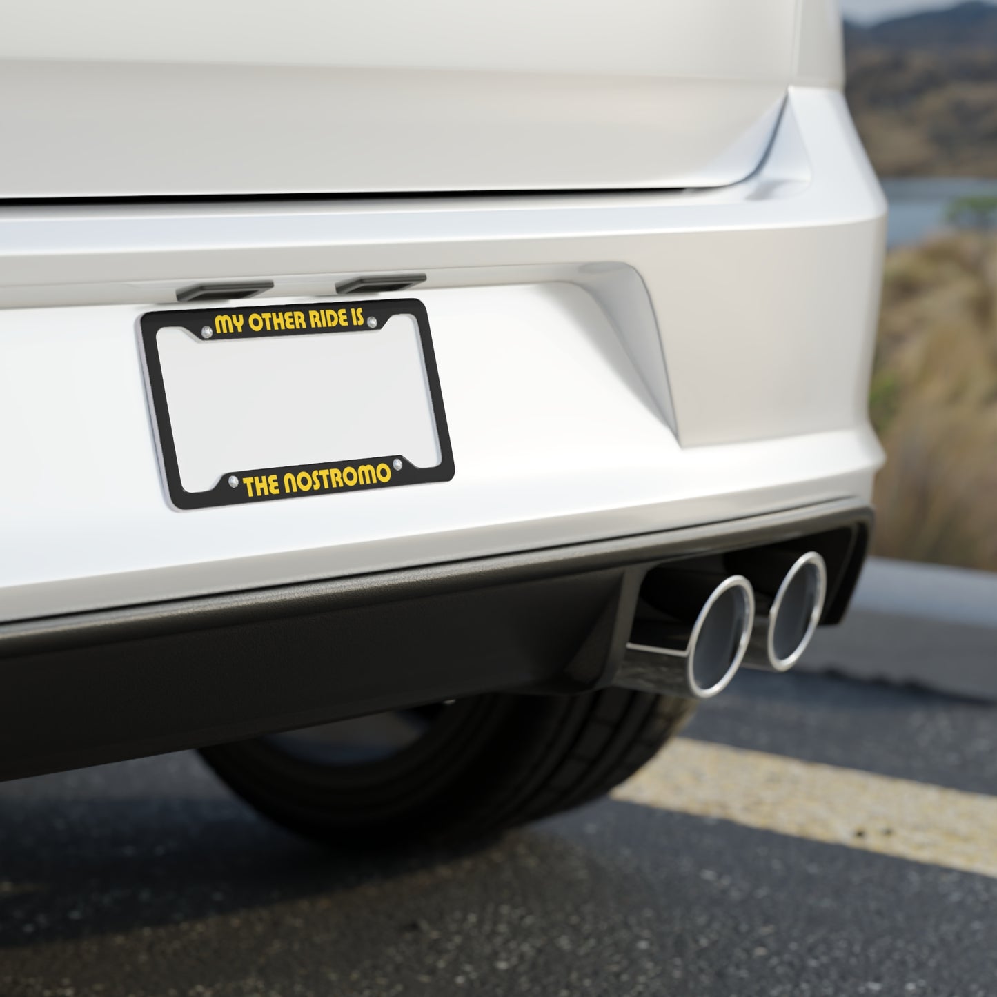 USCSS Nostromo license plate frame