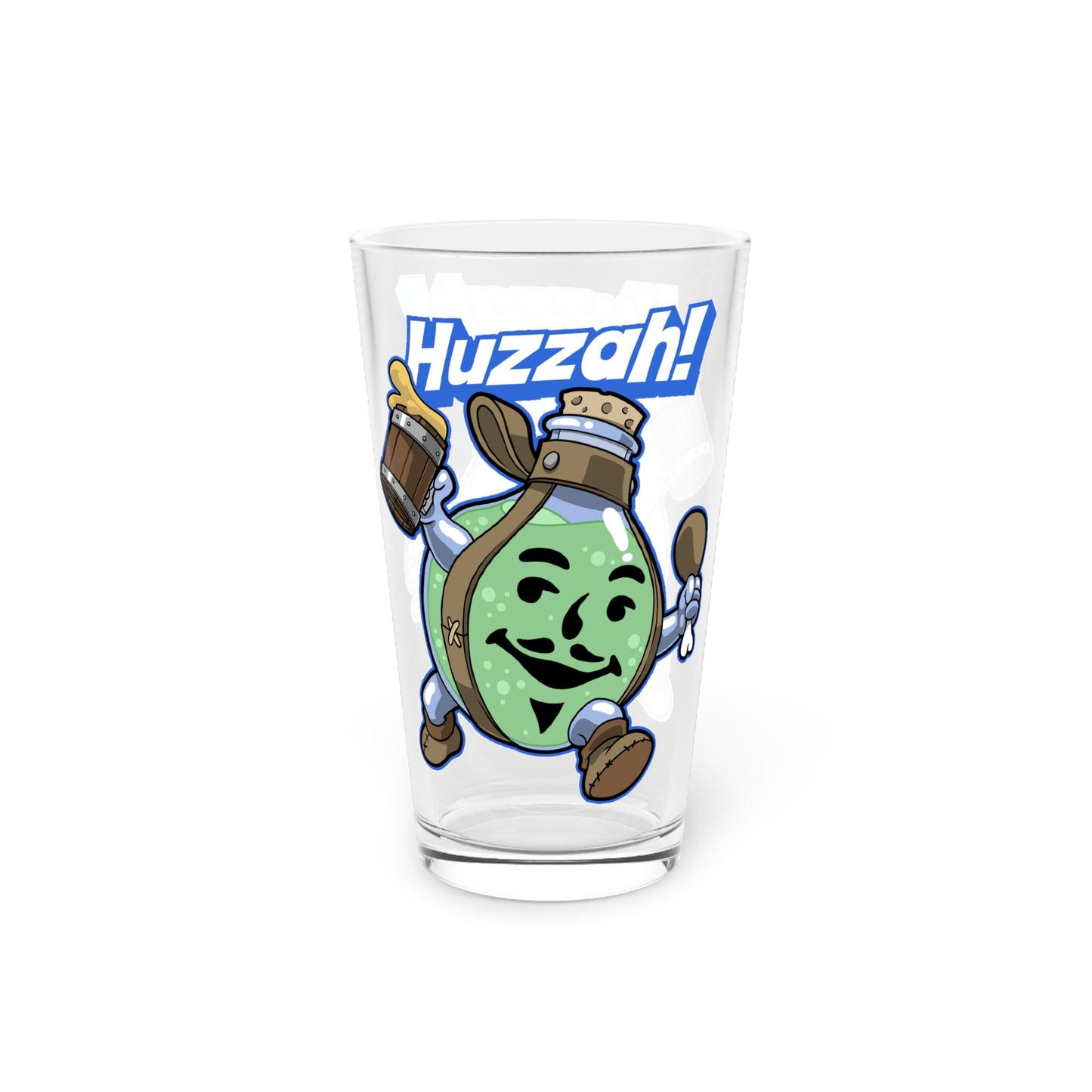 Kool-Elixir Man pint glass