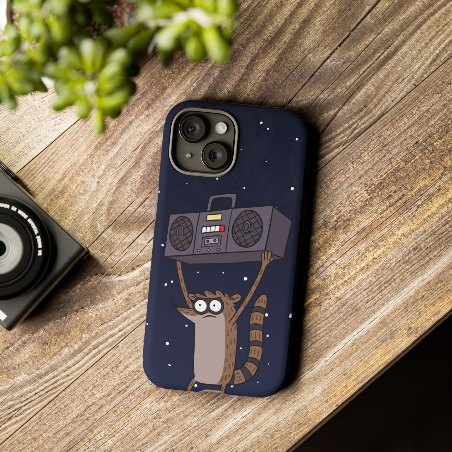 Rigby Boombox iphone case