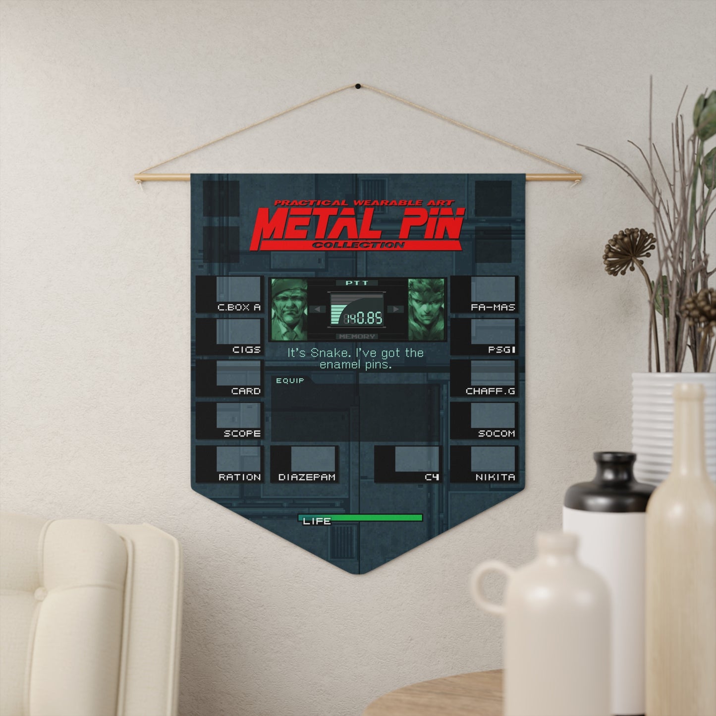 Metal Pin Solid Pinventory Pennant