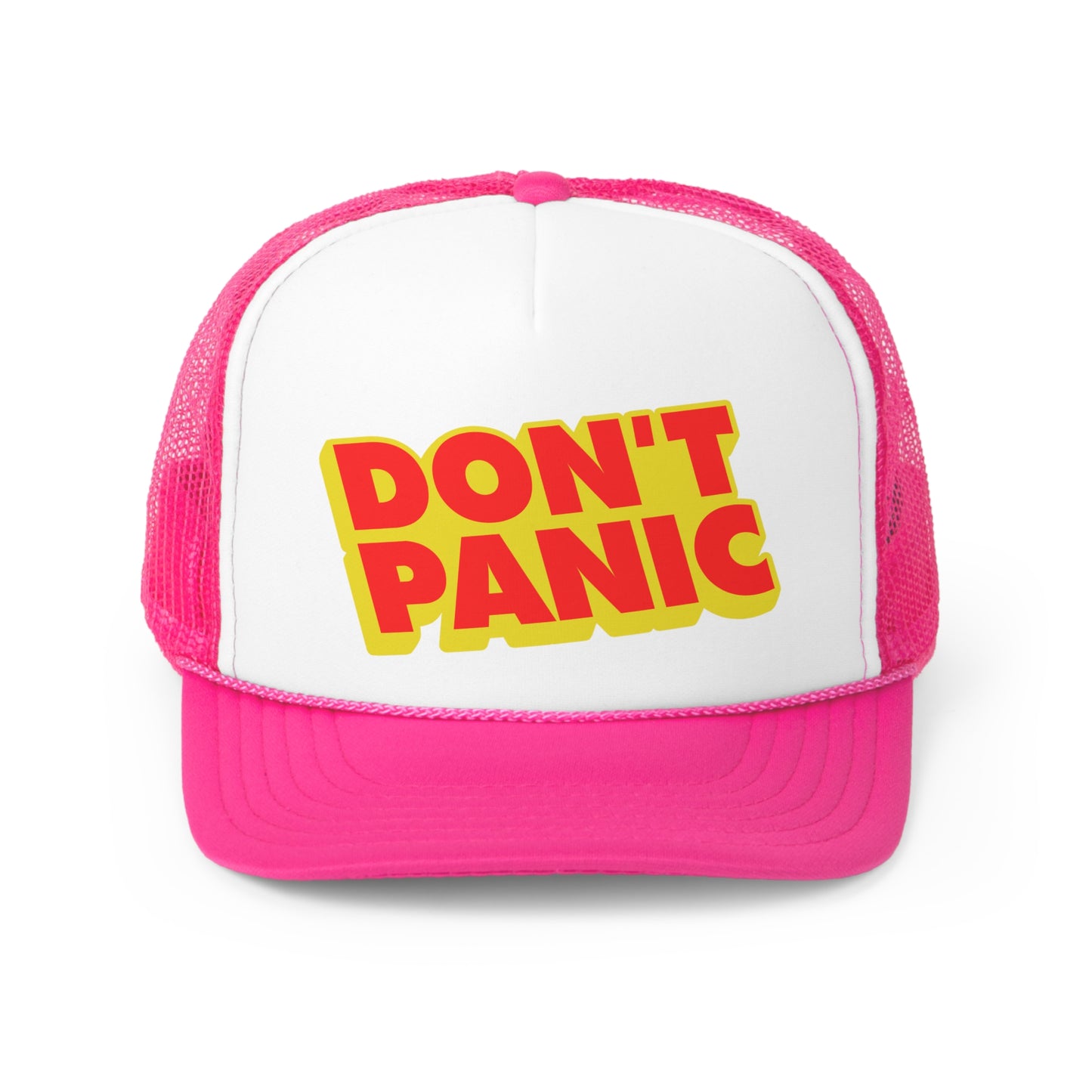 DON'T PANIC trucker hat