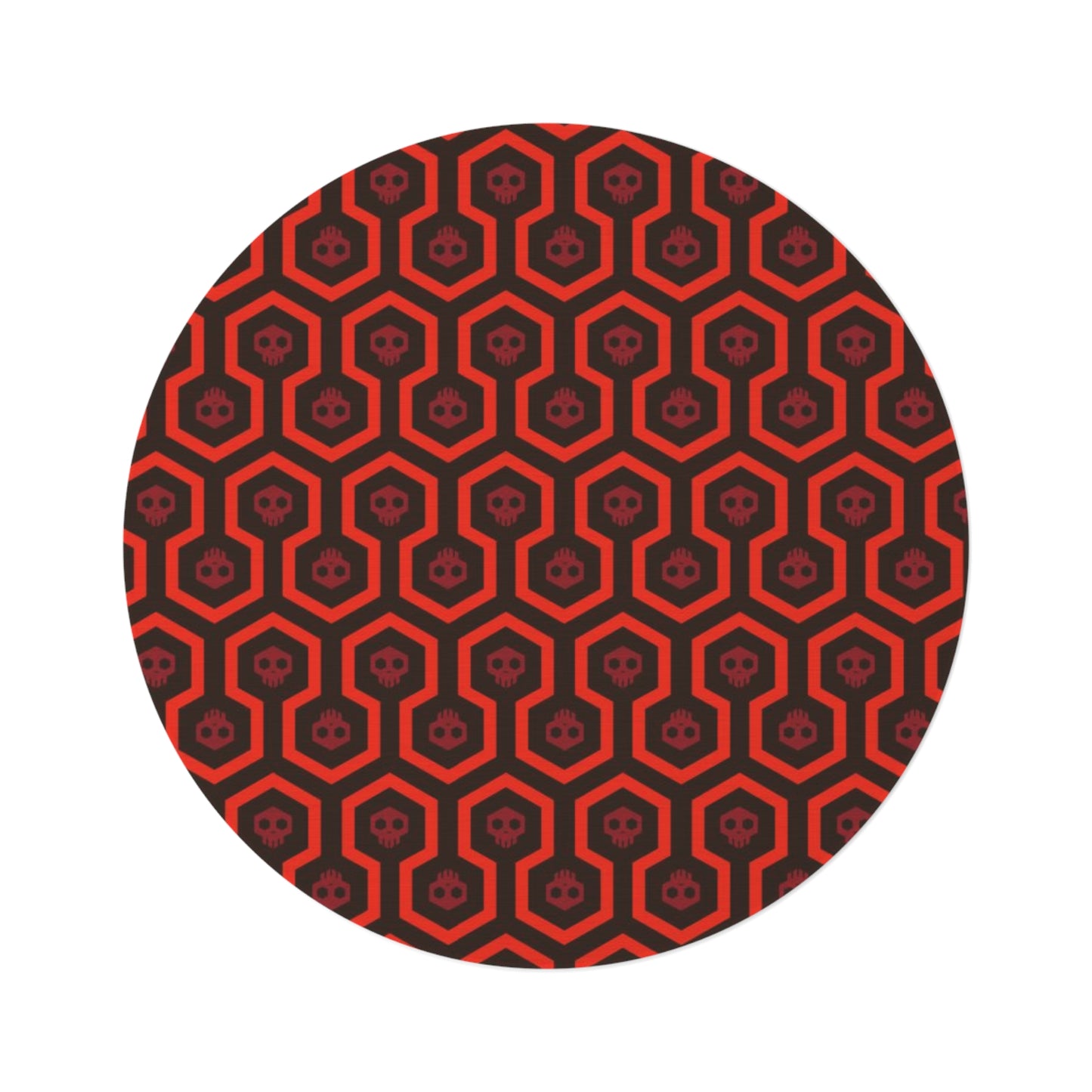 Death Shines round rug