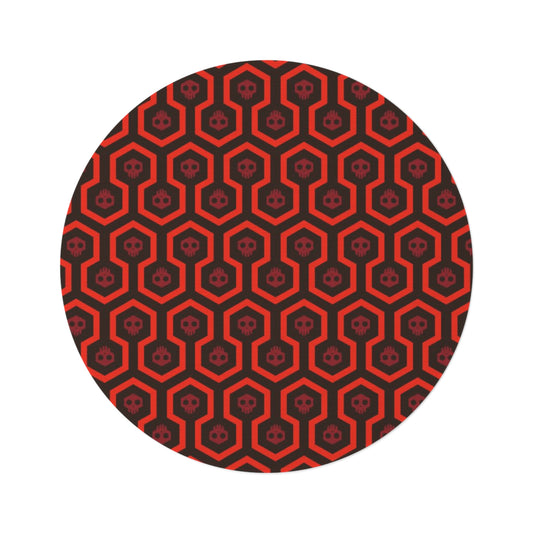 Death Shines round rug