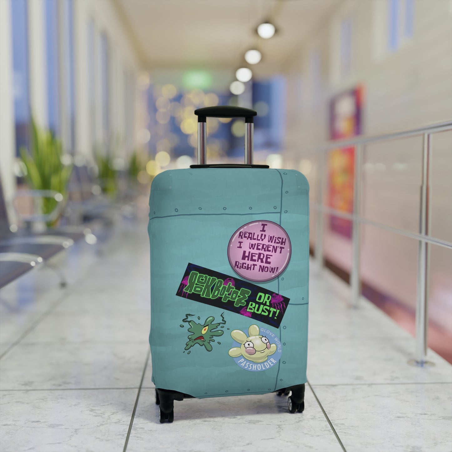 Bikini Bottom Traveler luggage cover